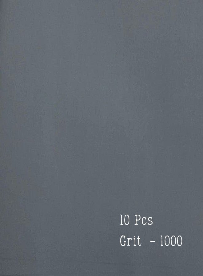 Color Zebra CZ Sandpaper Grit Size 1000 (10 Sheets - 9 x 11 Inch) of Waterproof Latex Silicon Carbide Abrasive Paper for wet and dry sanding of metal,wood sanding and Polishing - Image 2